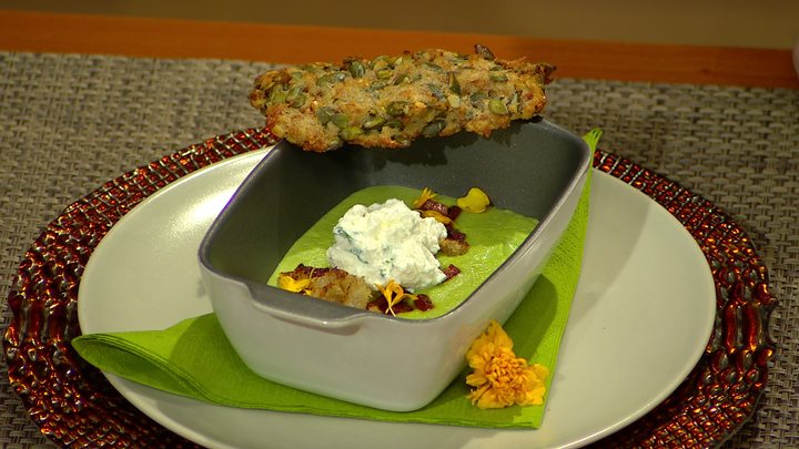 Moja mama - recepty - Polievka z medvedieho cesnaku so škvarkami